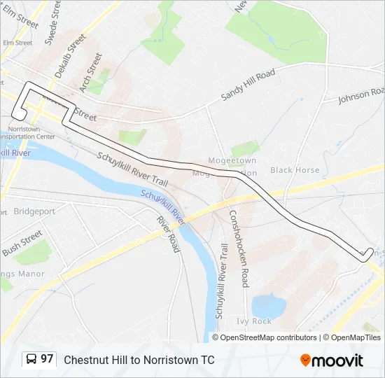 97 Bus Line Map