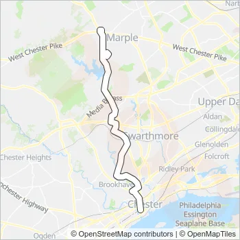 118 Bus Line Map