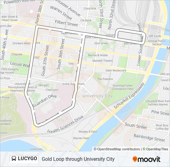 LUCYGO bus Line Map