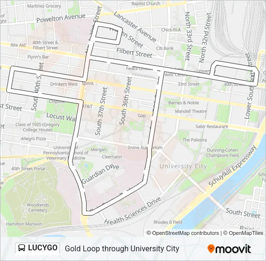 LUCYGO Bus Line Map