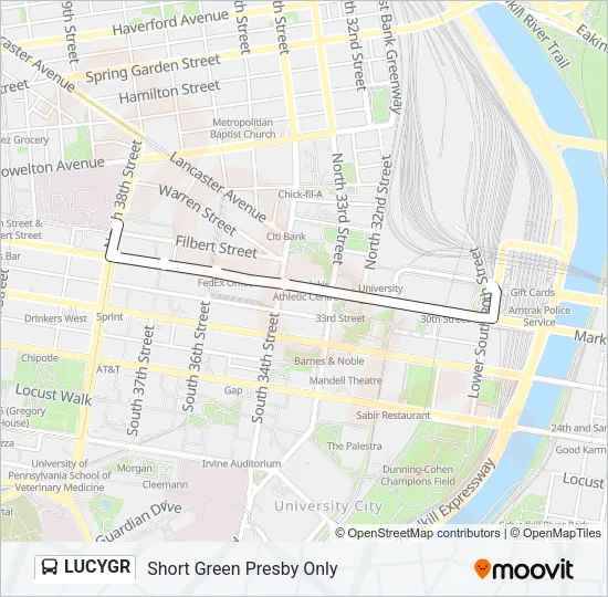 LUCYGR Bus Line Map