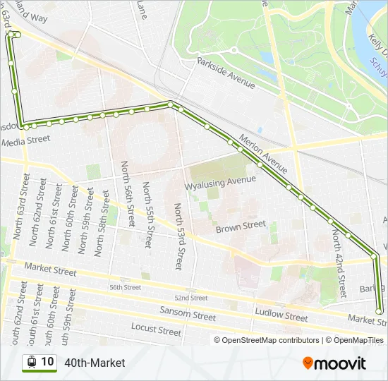 10  Line Map