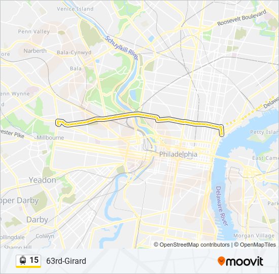 15 light rail Line Map