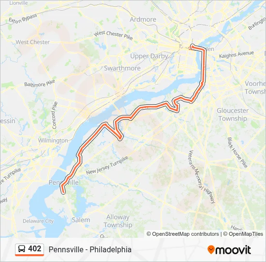 402 Route: Schedules, Stops & Maps - Philadelphia (Updated)