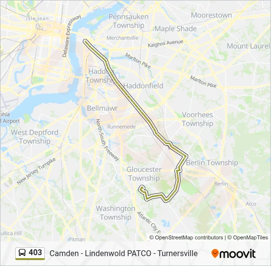 403 Route: Schedules, Stops & Maps - Camdn College (Updated)
