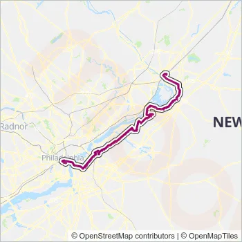 409 Bus Line Map