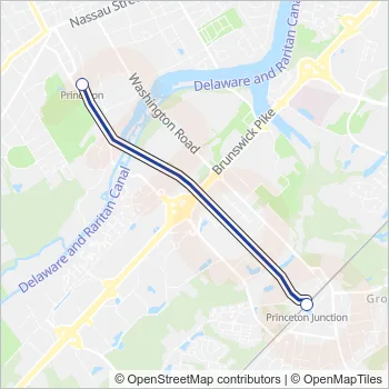 PRIN Train Line Map