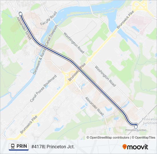 PRIN Train Line Map