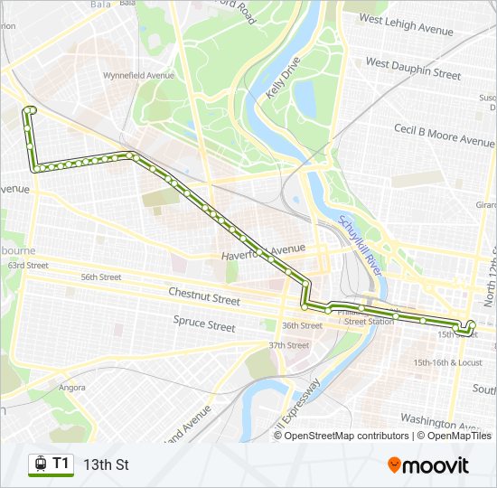T1  Line Map