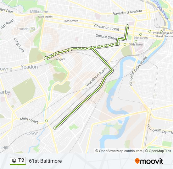 T2  Line Map