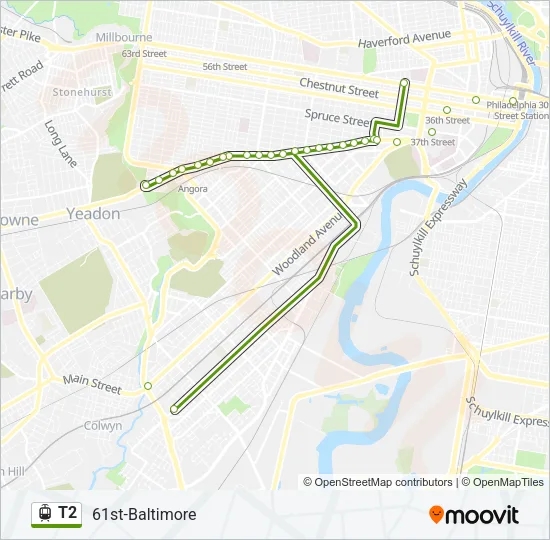 T2  Line Map
