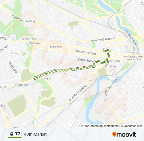 T2  Line Map