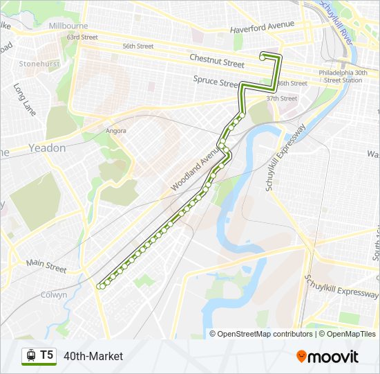 T5  Line Map