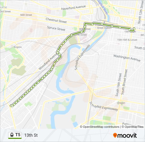 T5  Line Map