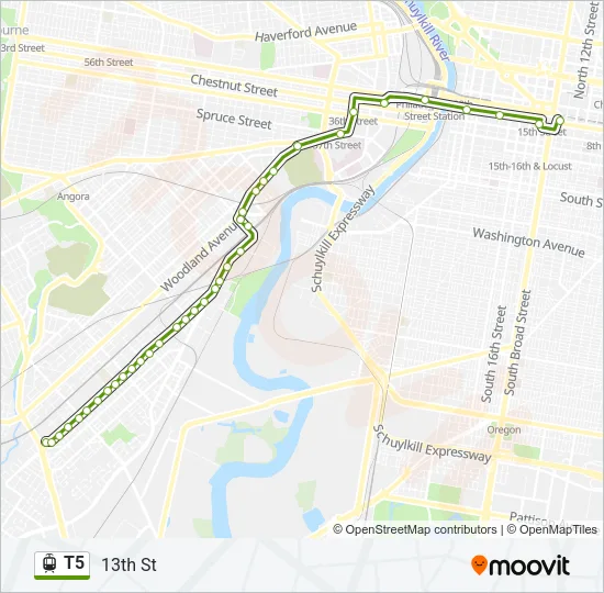 T5  Line Map