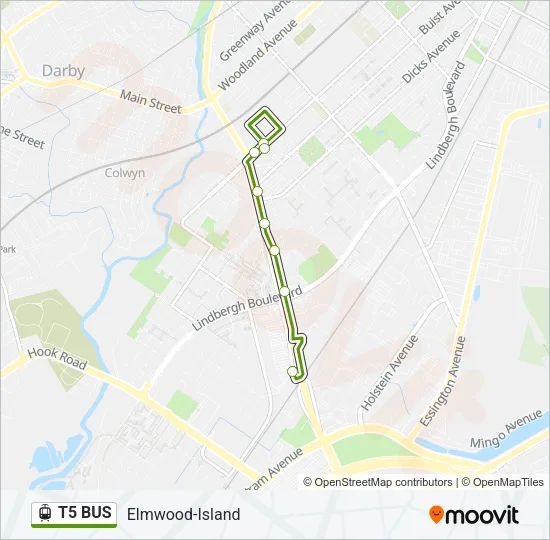 T5 BUS  Line Map