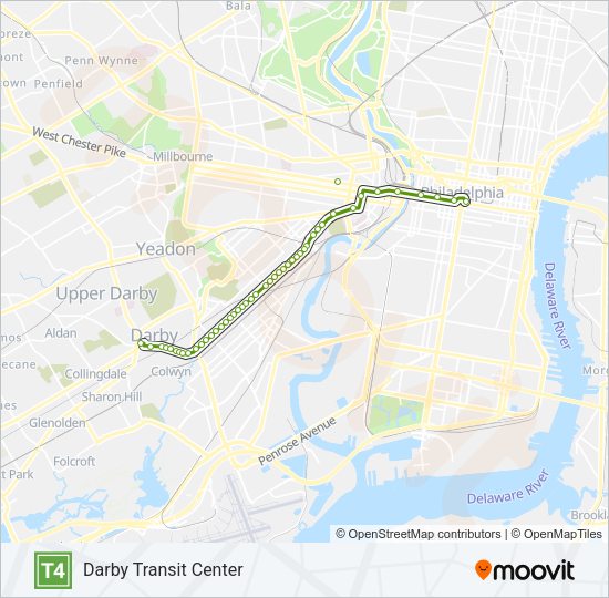 T4 Metro Line Map