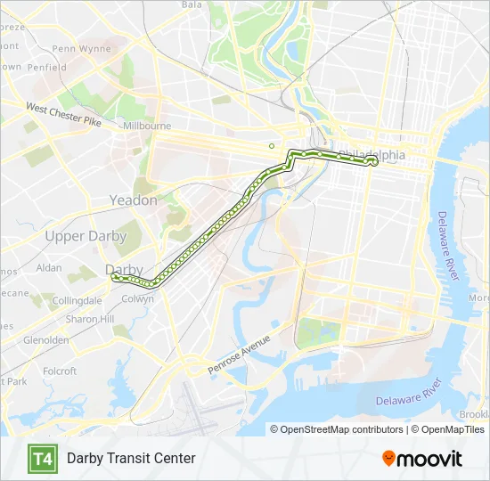 T4 Metro Line Map