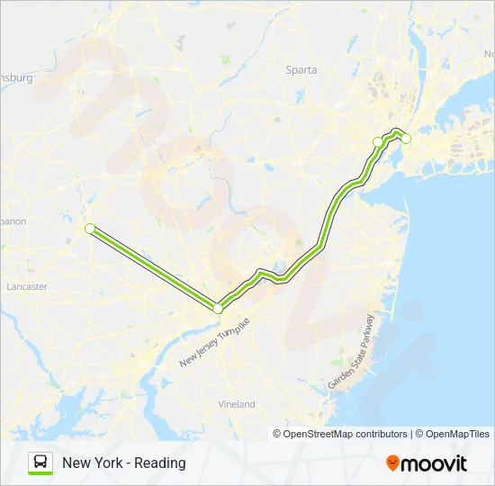 FLIXBUS 2650 Bus Line Map