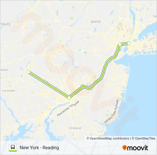 FLIXBUS 2650 Bus Line Map