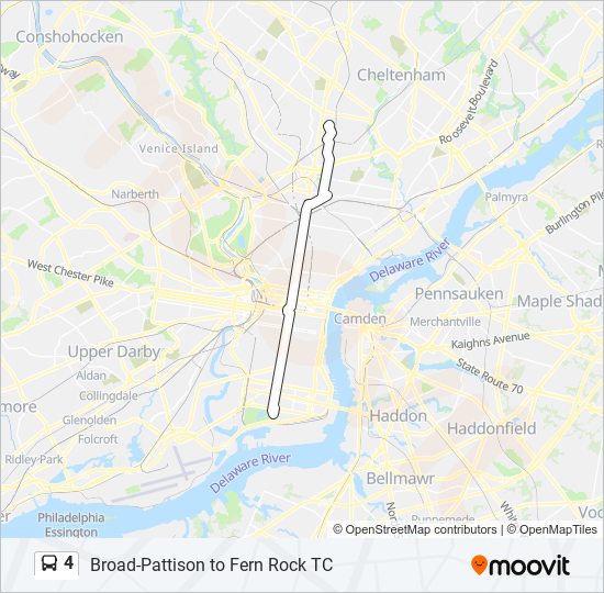 4 bus Line Map