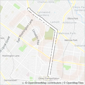 16 Bus Line Map