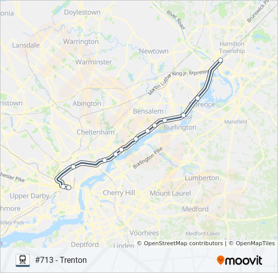 Directions To Trenton Train Station Trenton Route: Schedules, Stops & Maps - #713 - Trenton (Updated)