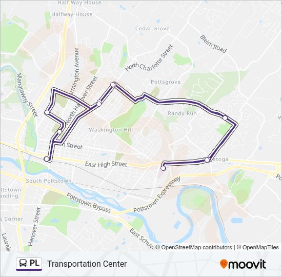 PL Bus Line Map