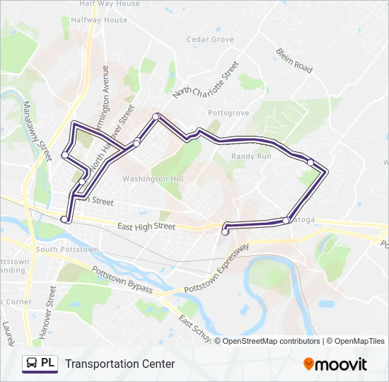 PL Bus Line Map
