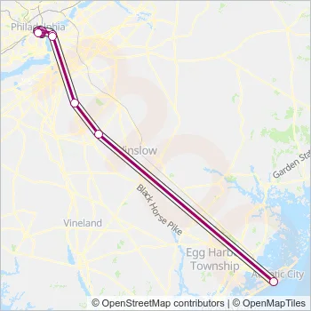 551 Bus Line Map