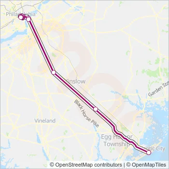551 Bus Line Map
