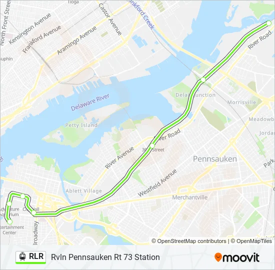 RLR Light Rail Line Map