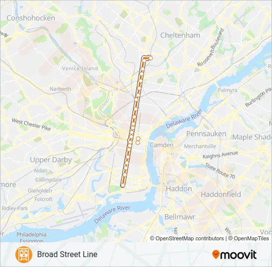 BSL Metro Line Map