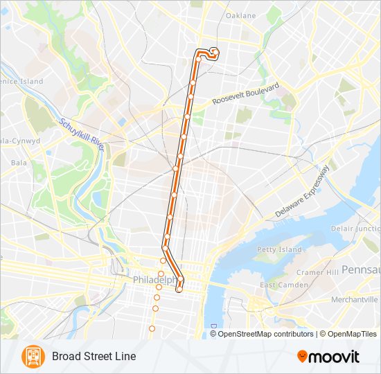 Mapa de BSL de metro