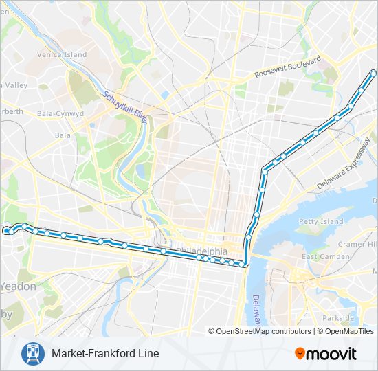 MFL subway Line Map