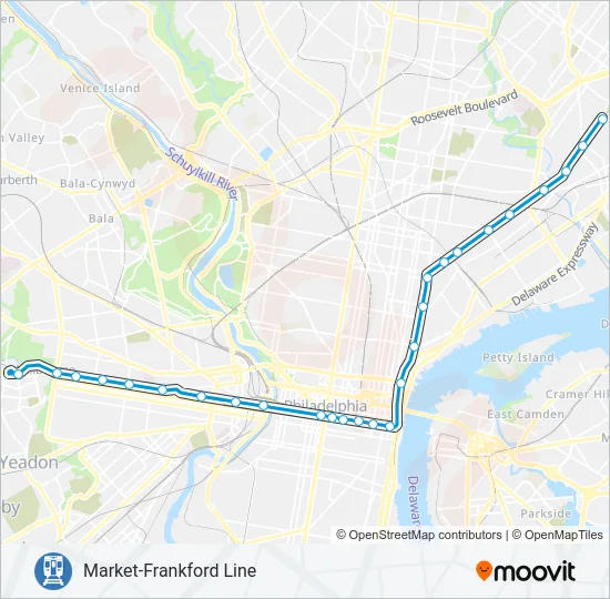 MFL Metro Line Map
