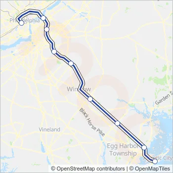 ACRL Train Line Map