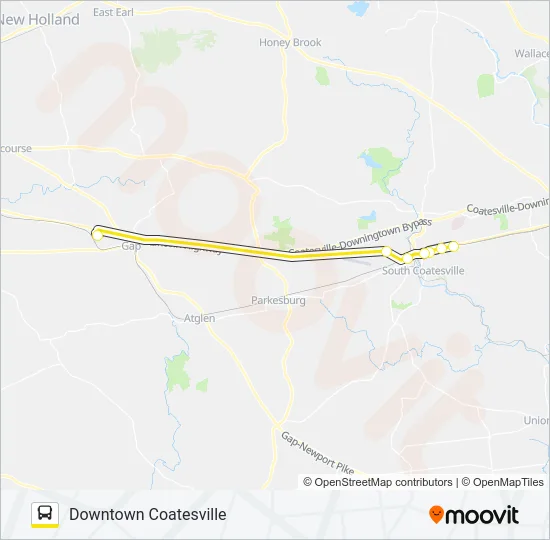 OUTFITTER Bus Line Map