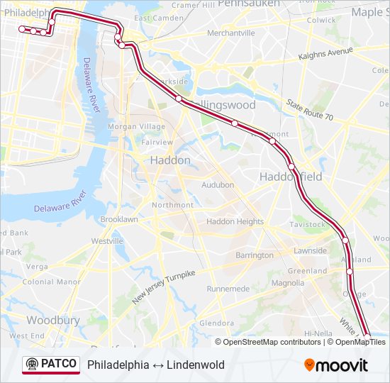 patco Route Schedules, Stops & Maps Philadelphia (Updated)