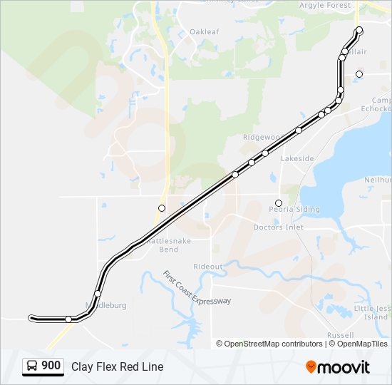 902 Route: Schedules, Stops & Maps - To Orange Park Mall - NAS JAX