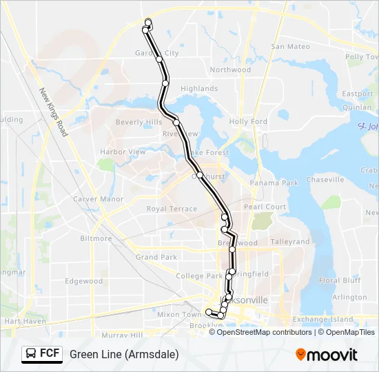 FCF Bus Line Map
