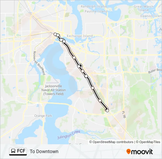 FCF Bus Line Map