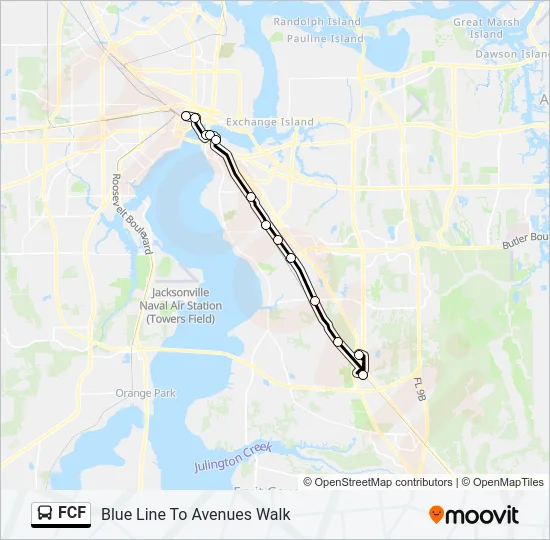 FCF Bus Line Map