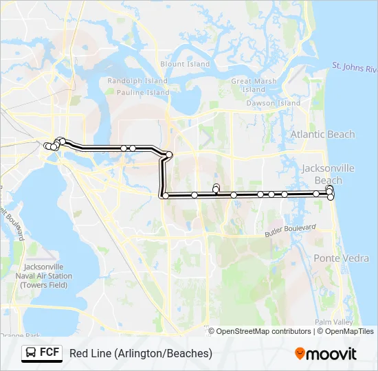 FCF Bus Line Map
