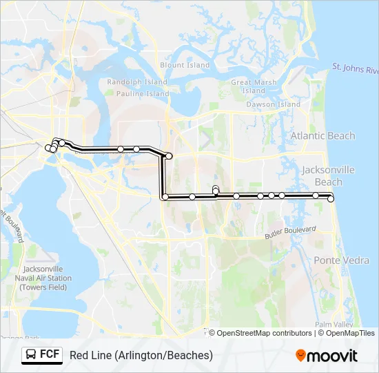FCF Bus Line Map