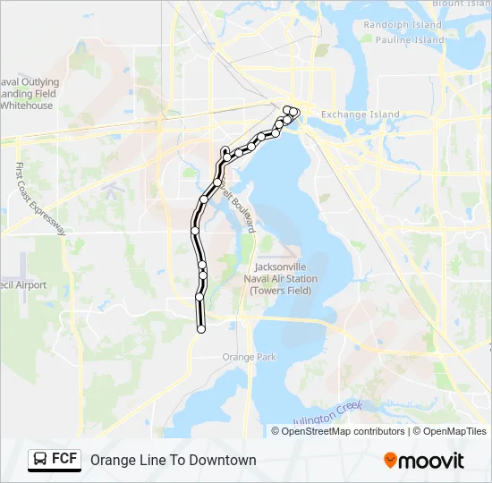 FCF Bus Line Map