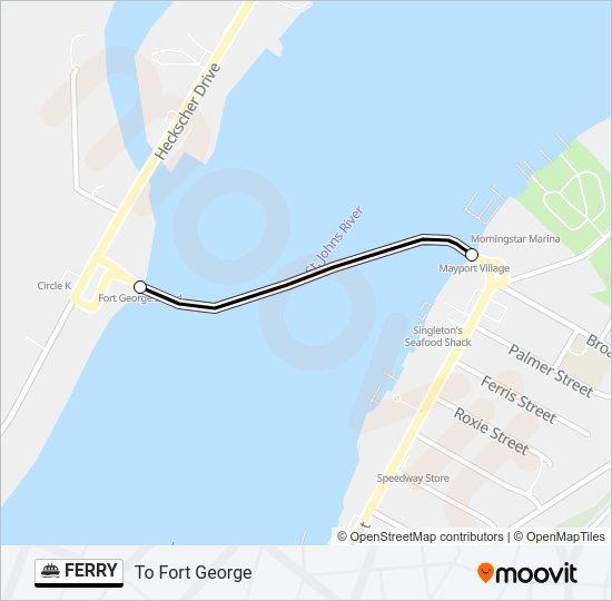 FERRY Line Map