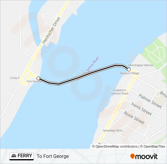 FERRY Line Map