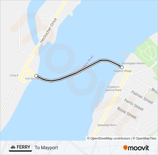 FERRY Line Map