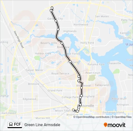 FCF Bus Line Map